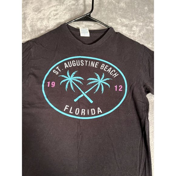 St Augustine Short Sleeve Shirt Womoen's Small Black Short Sleeve Shirt - Picture 2 of 6